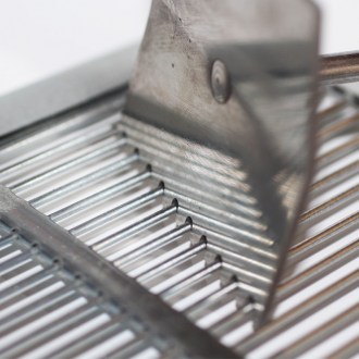 Műanyag anyarács tisztító kaparó - rozsdamentes acél